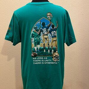 Colosseum Notre Dame Fighting Irish NCAA Football T-Shirt Mens XL